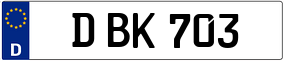 Truck License Plate
